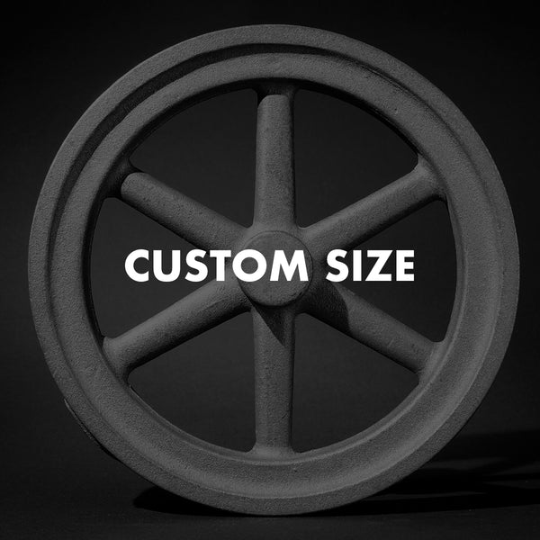 Custom Size Flywheel Straight or Curved Spoke (Special Order)