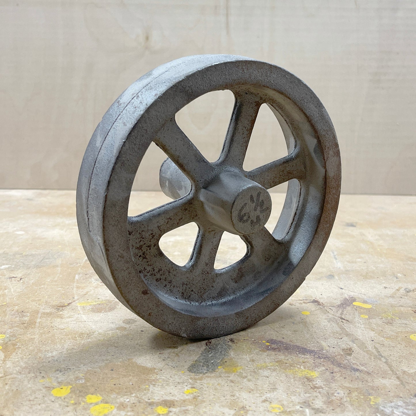 6½" Flywheel 6-Spoke Straight Counterweight Hicks