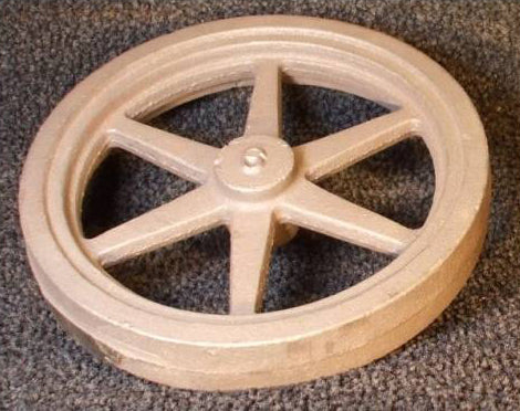 6" Flywheel  6-Spoke Straight Tapered