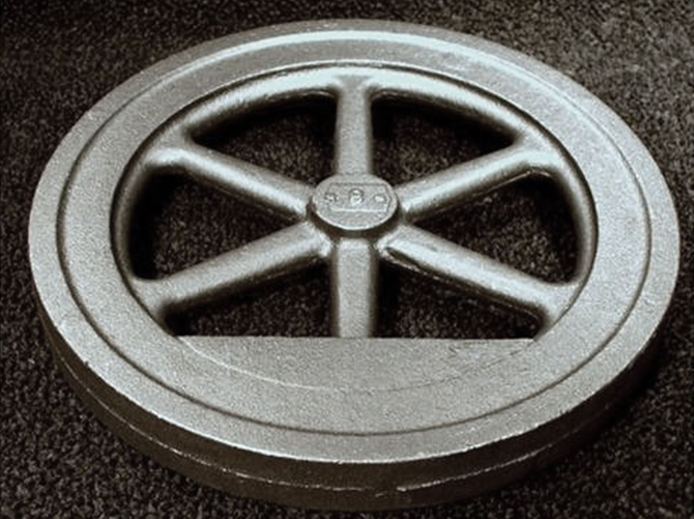 8" Flywheel 6-Spoke Straight (Counterweight)
