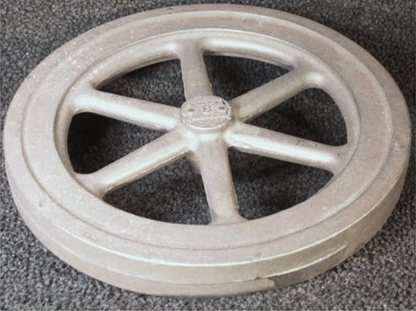 8" Flywheel 6-Spoke Straight