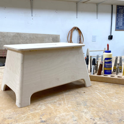 *Woodworking 101 - Part 1: Basics Class - Make a Step Stool Box