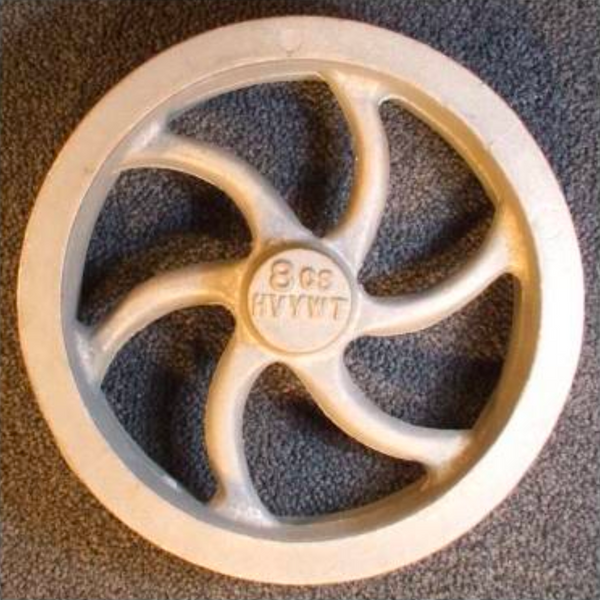 8" Flywheel 6-Spoke Curved (Heavyweight)